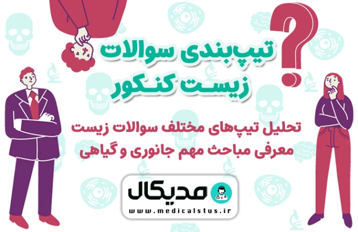تیپ بندی سوالات زیست کنکور 1404
